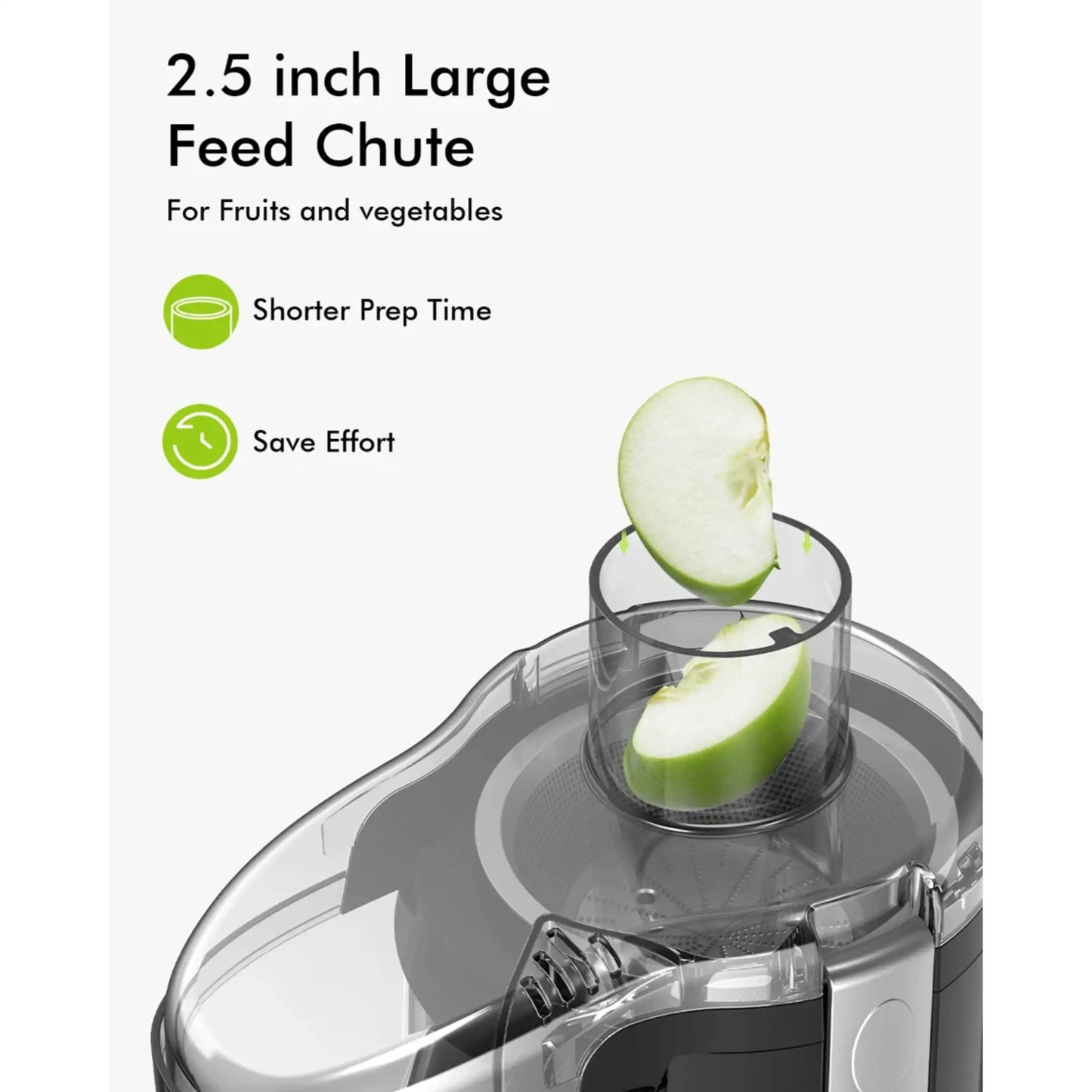 Compact 3-Speed Centrifugal Juicer