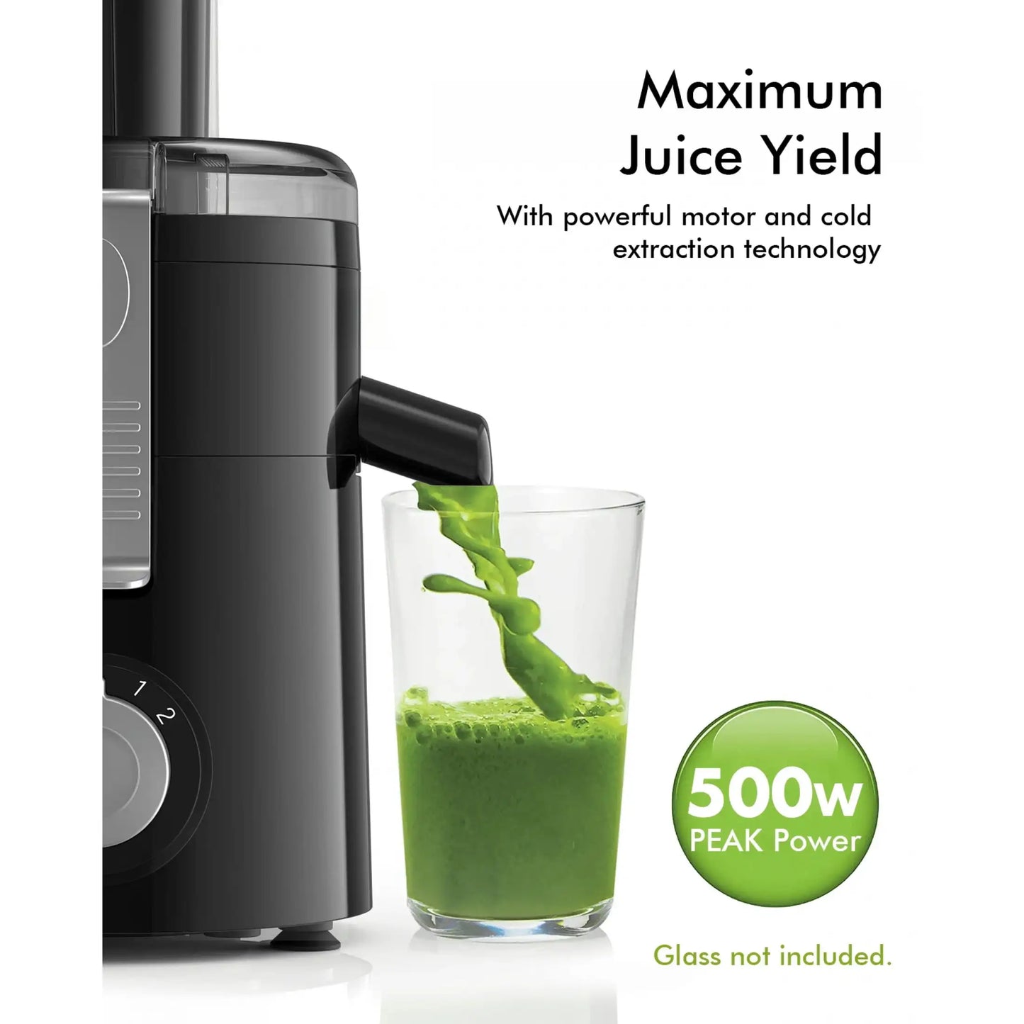 Compact 3-Speed Centrifugal Juicer